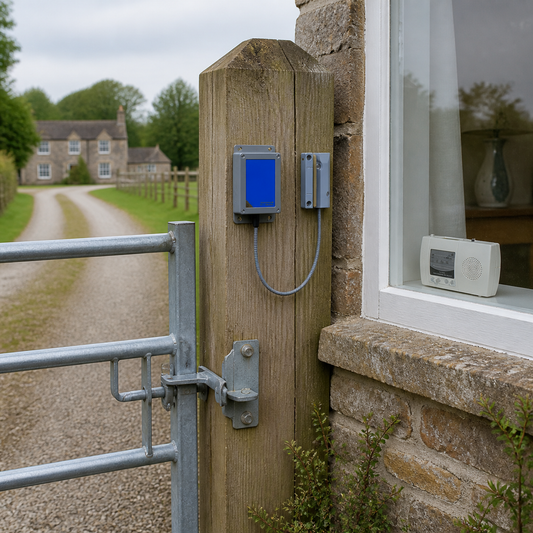 900m Wireless Gate Alert included in the Rural Secure Long Driveway Security Kit