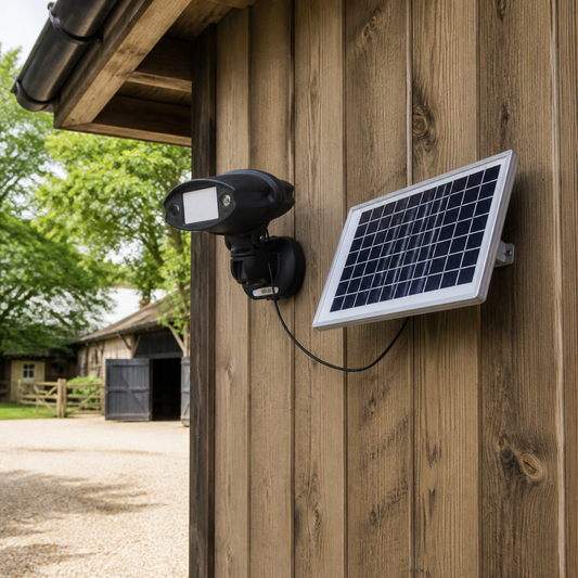Rural Secure Wireless HD Cam Solar Kit included in the Remote Barn No-WiFi Security Kit