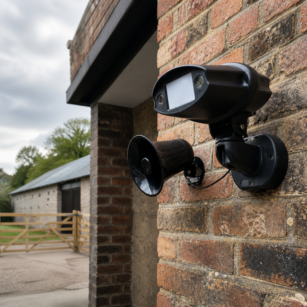 Rural Secure Wireless HD Cam Voice Deterrent Kit included in the Fly-Tipping Deterrence Kit