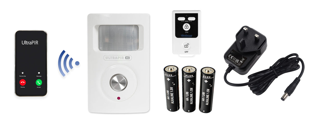 4G remote outbuilding PIR alarm kit