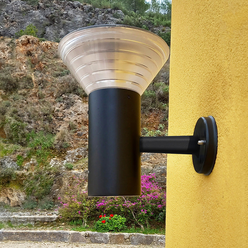 Olympia Pro solar wall light in situ
