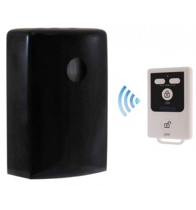 Wireless shed and outbuilding PIR alarm with remote control