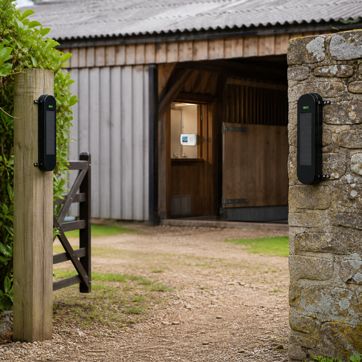 Rural Secure Single-Beam Perimeter Alert included in the Farm Fuel and Machinery Security Kit