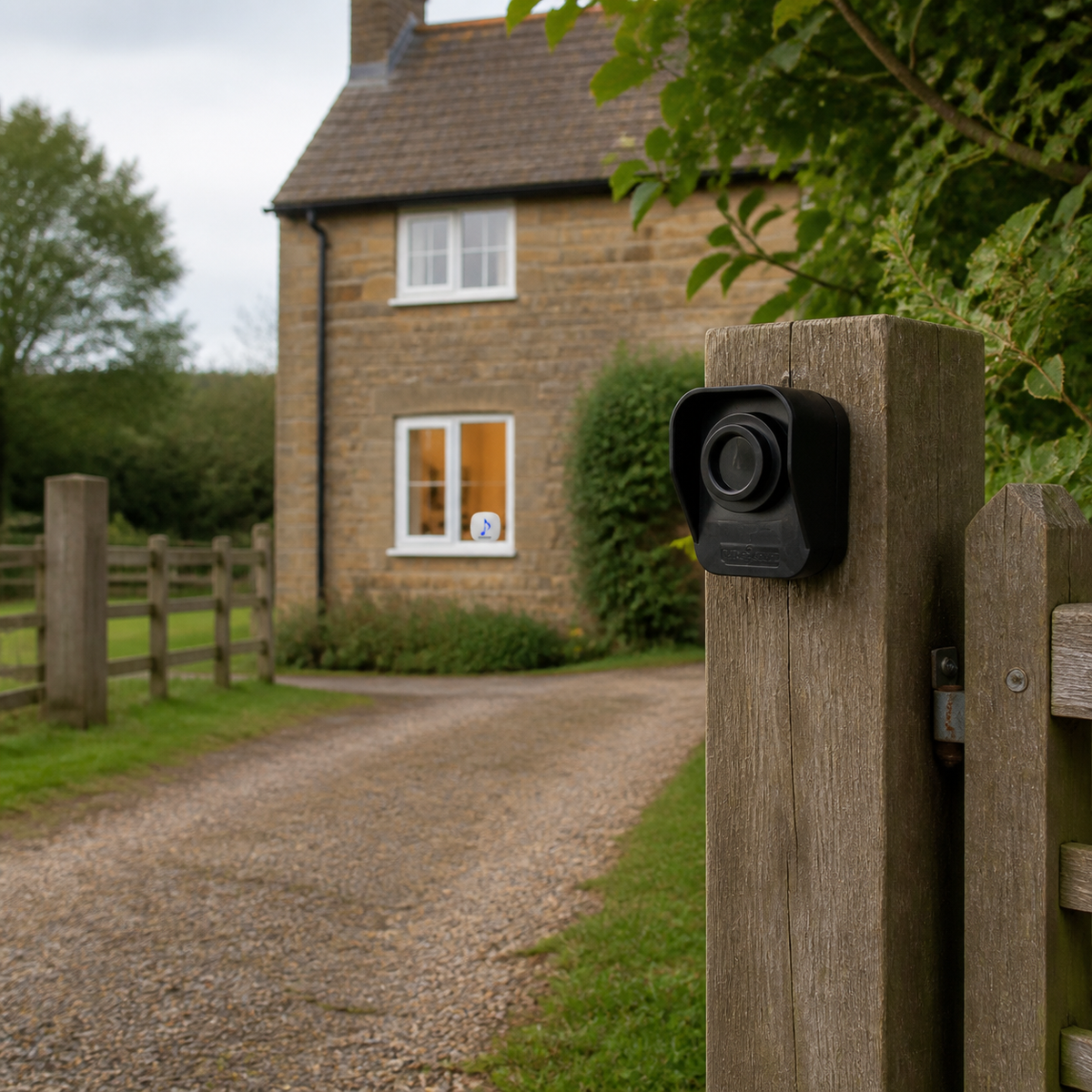 Single PIR Driveway Alert included in the Rural Secure Farm Entrance Starter Kit